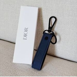 Dior Navy Blue Keychain